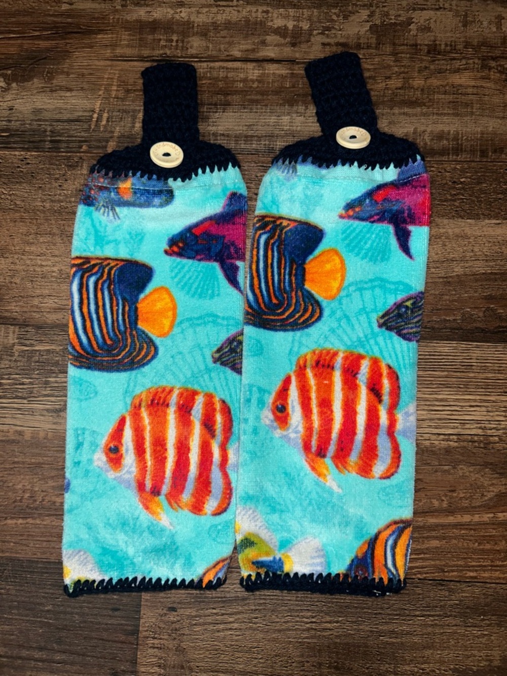 Tropical Fish Hanging Towel Set